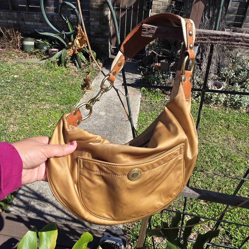 Tan Coach Hobo Bag